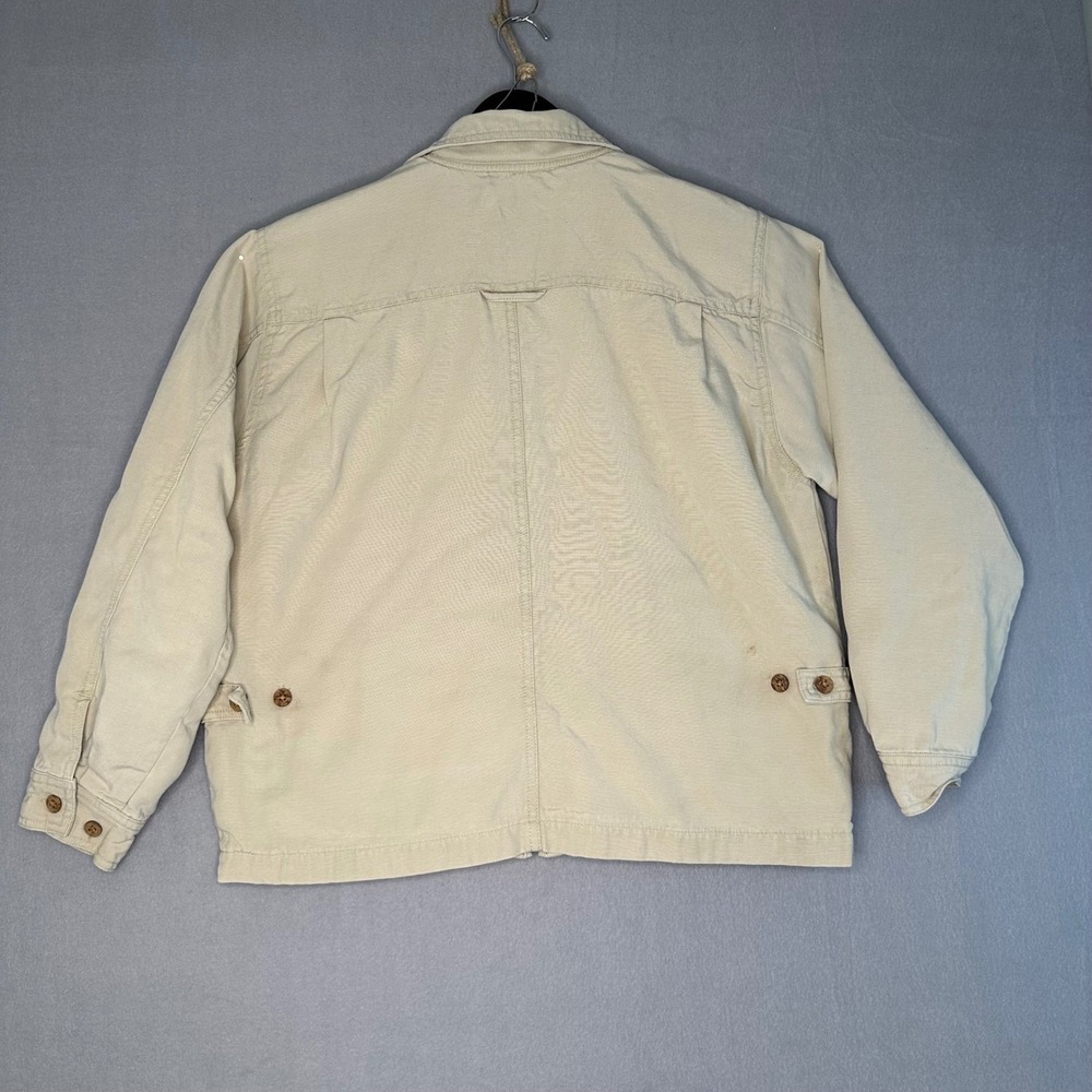Tommy Bahama Women's Tan Corduroy Full Zip Jacket Collared Buttoned Pockets XS - Picture 16 of 16